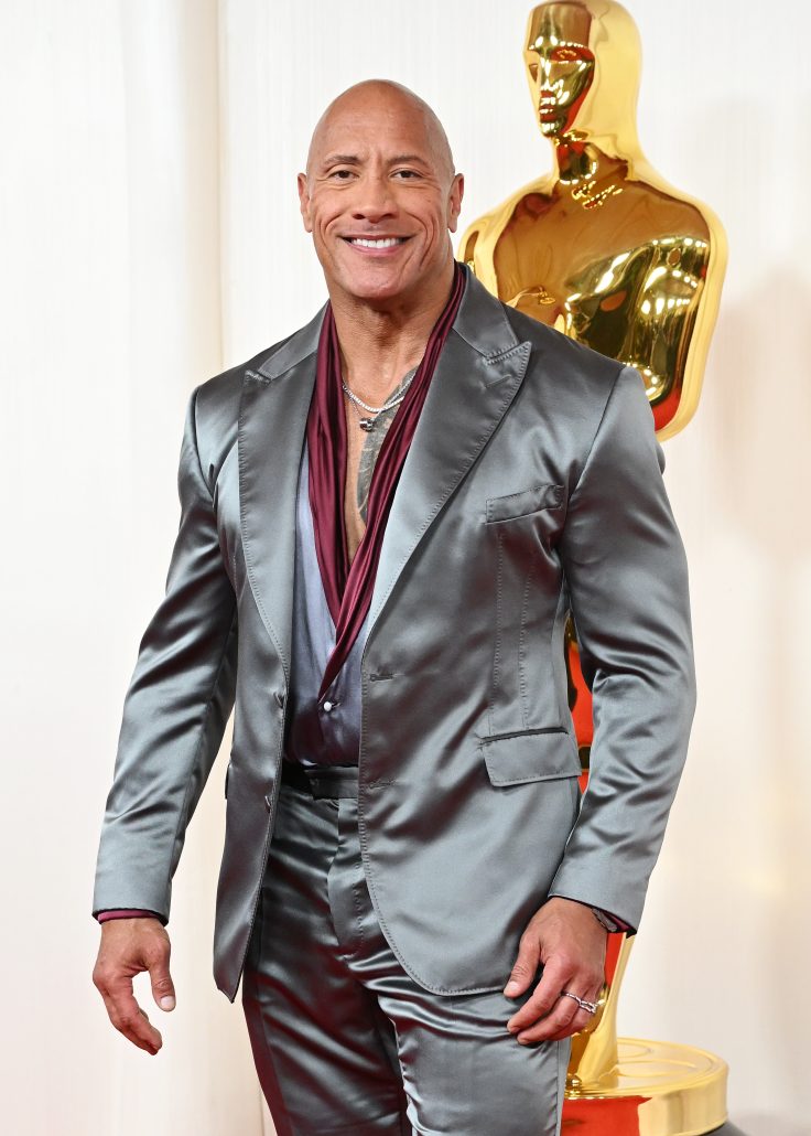Bulgari Academy Awards 2024 Dwayne Johnson 1