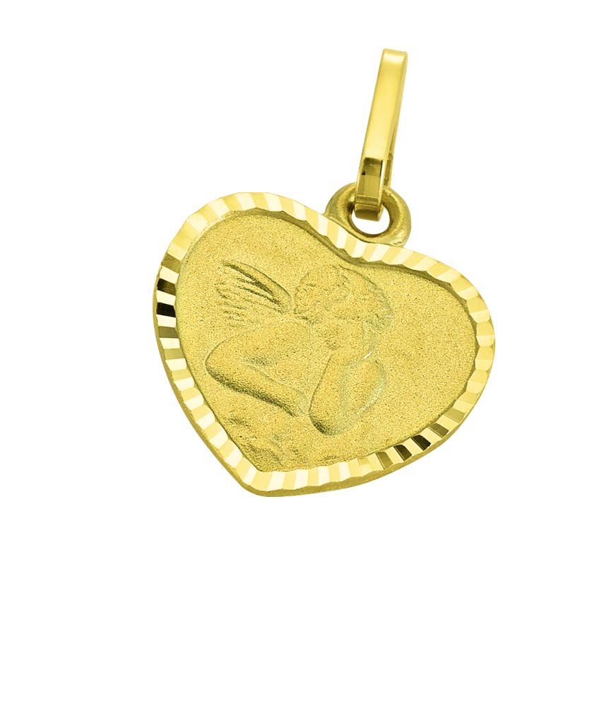 DJ Anh„nger Schutzengel 99 Gelbgold 585