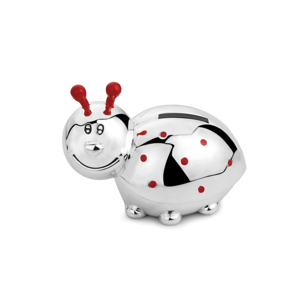 DJ Spardose Marienk„fer versilbert UVP 45Eur