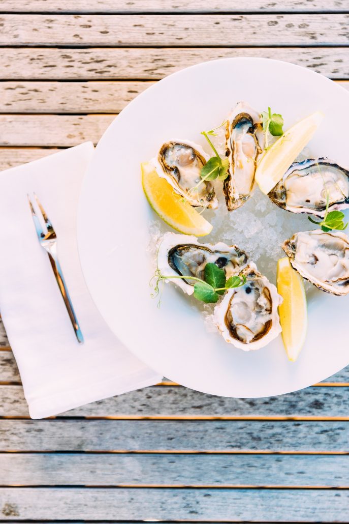 Ellerman House Kitchen lifestyle oysters