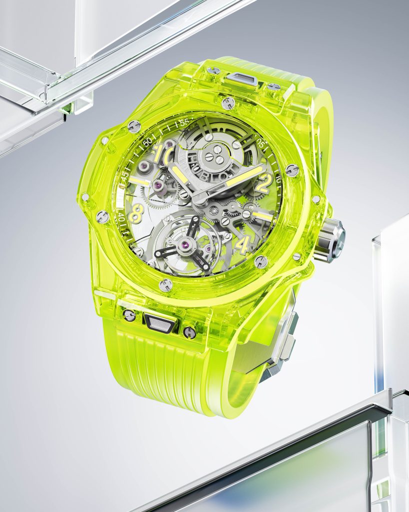 HUBLOT BIG BANG TOURBILLON AUTOMATIC YELLOW NEON SAXEM 429.JY .0120.RT LS 2 Vertical 819x1024 1