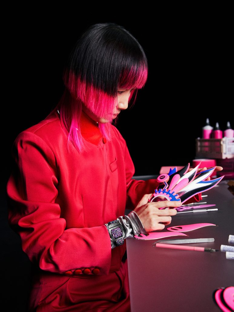 HUBLOT SPIRIT OF BIG BANG TITANIUM DRAGON 646.NX .6600.RX .CHF24 Chen Fenwan with Dragon Watch original