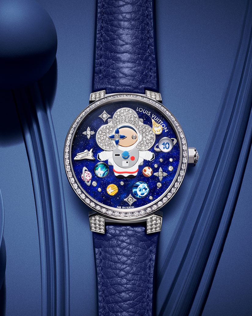 Louis Vuitton Tambour Slim Vivienne Jumping Hours Still Life 1