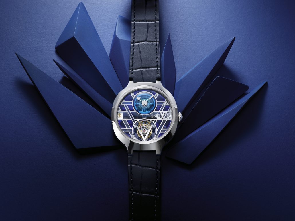 Louis Vuitton Voyager Flying Tourbillon Poincon de Geneve Plique a Jour Still Life 1