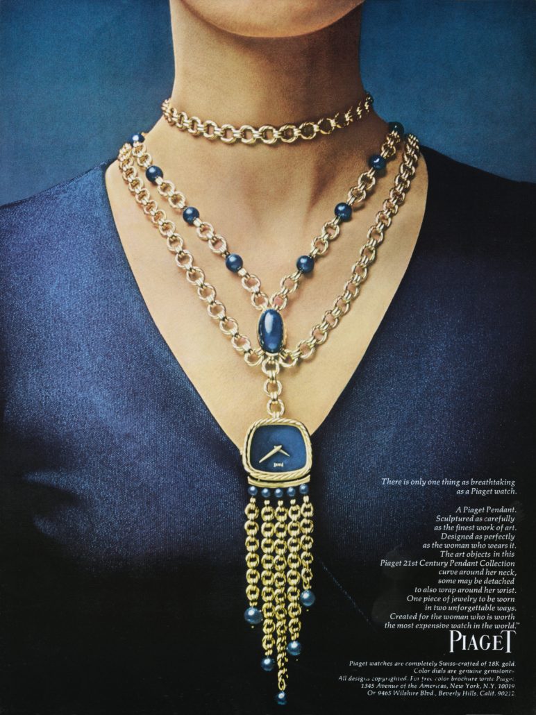 PIAGET VP Montre sautoir Collection du XXIe siecle
