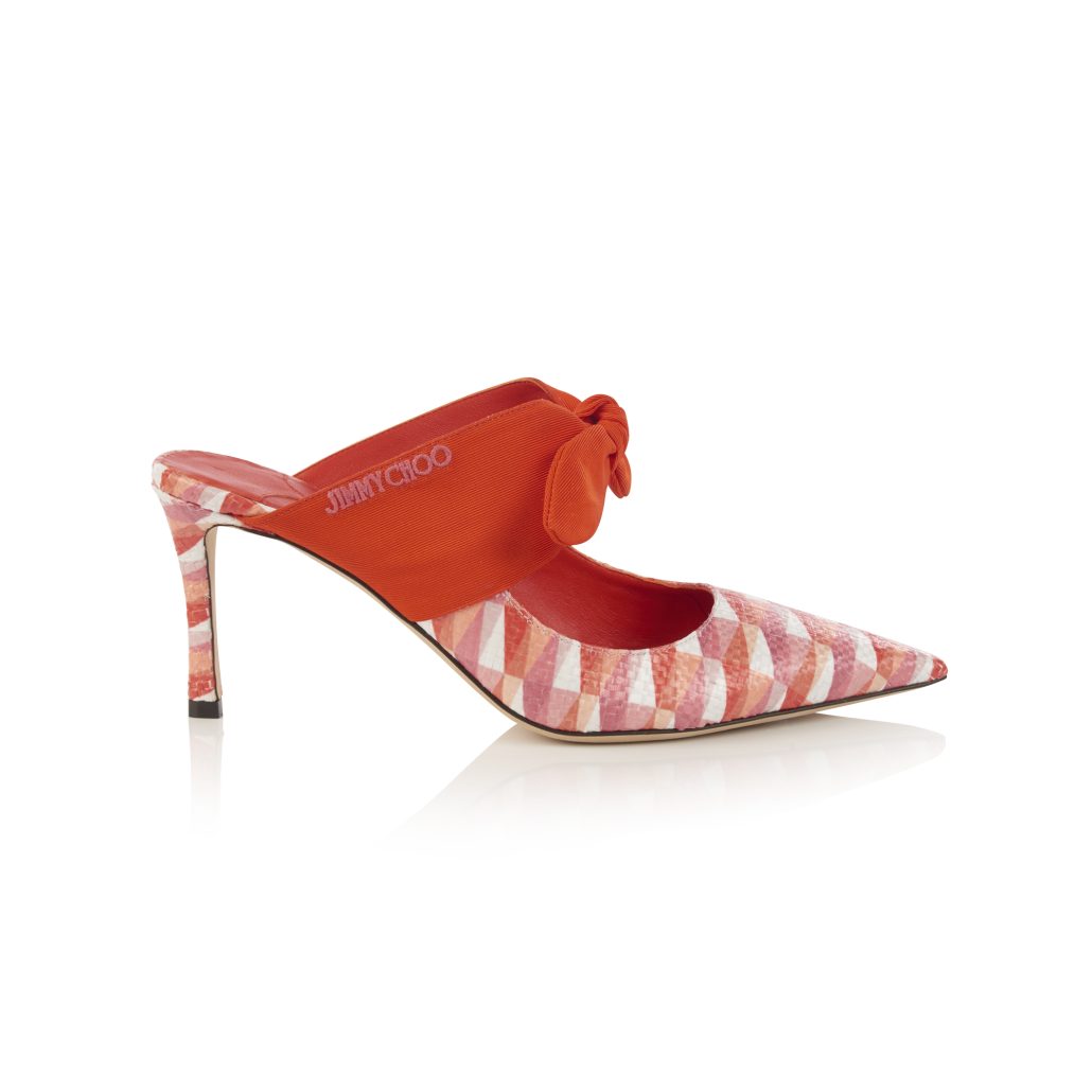 RALI 75 CIB GROSGRAIN DIAMOND PRINTED PAPRIKA CANDY PINK MIX