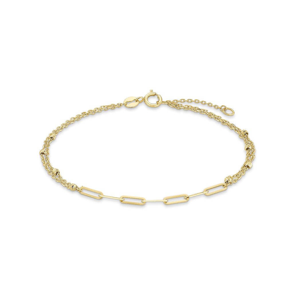 Shine by DJ Armkette paper clip Gold 585 189Euro 1