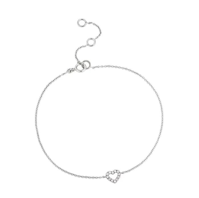 Shine by DJ Brillant Armkette Herz Weiagold 585 269Eur