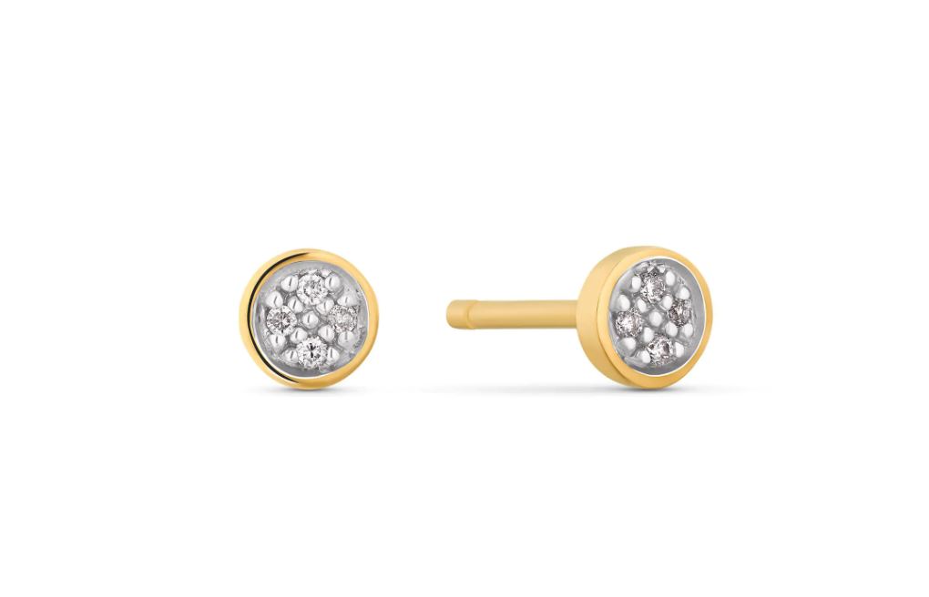 Shine by DJ Brillant Ohrstecker Gold 585 229Eur