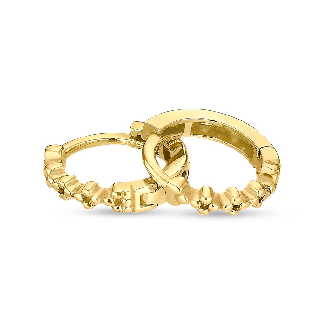 Shine by DJ Creolen mille fleurs mini Gold 585 149Euro