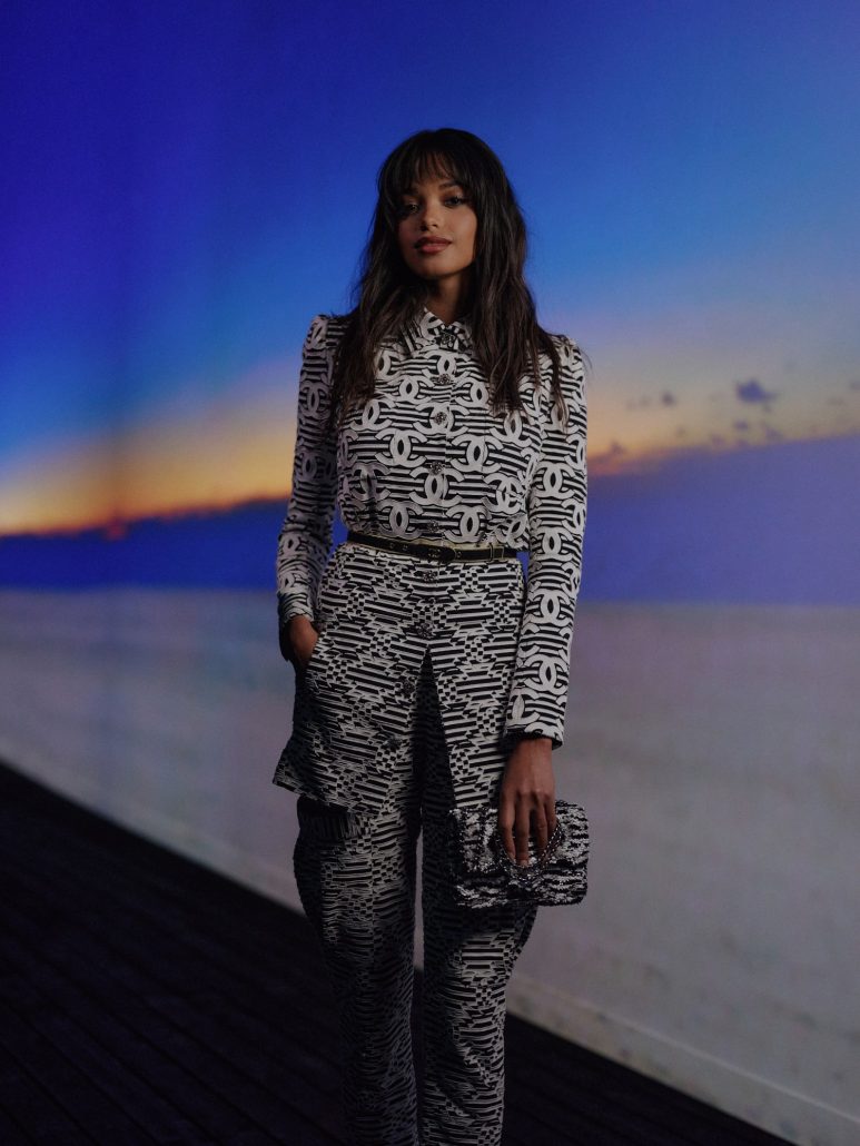 chanel ella balinska chanel rtw fw24 show march 5th 1 LD