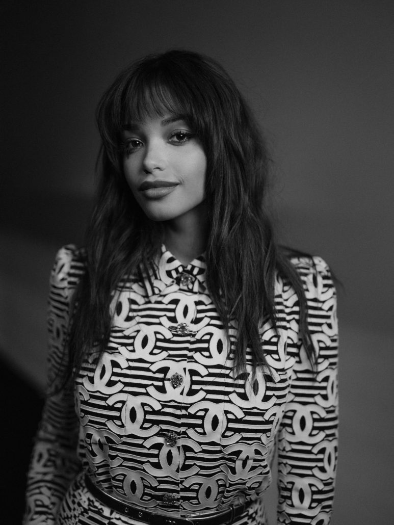 chanel ella balinska chanel rtw fw24 show march 5th 2 LD