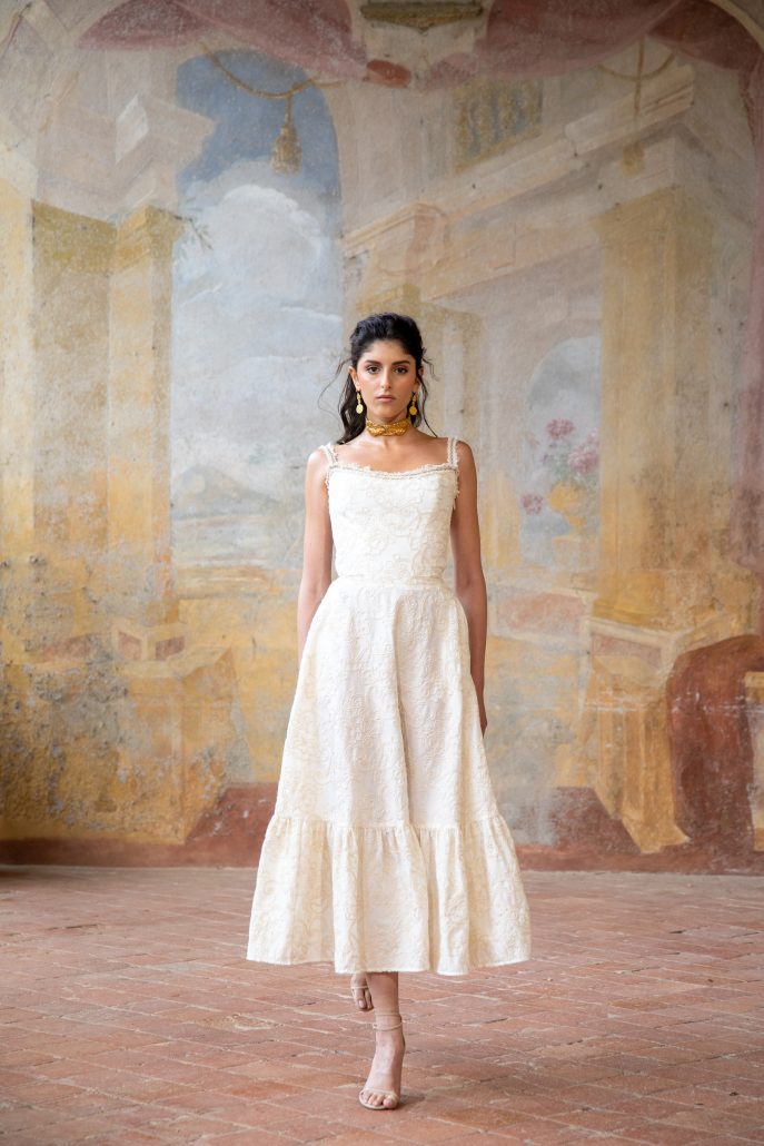 07 Serafina dress mascarpone RW SS24 c AidaDapo