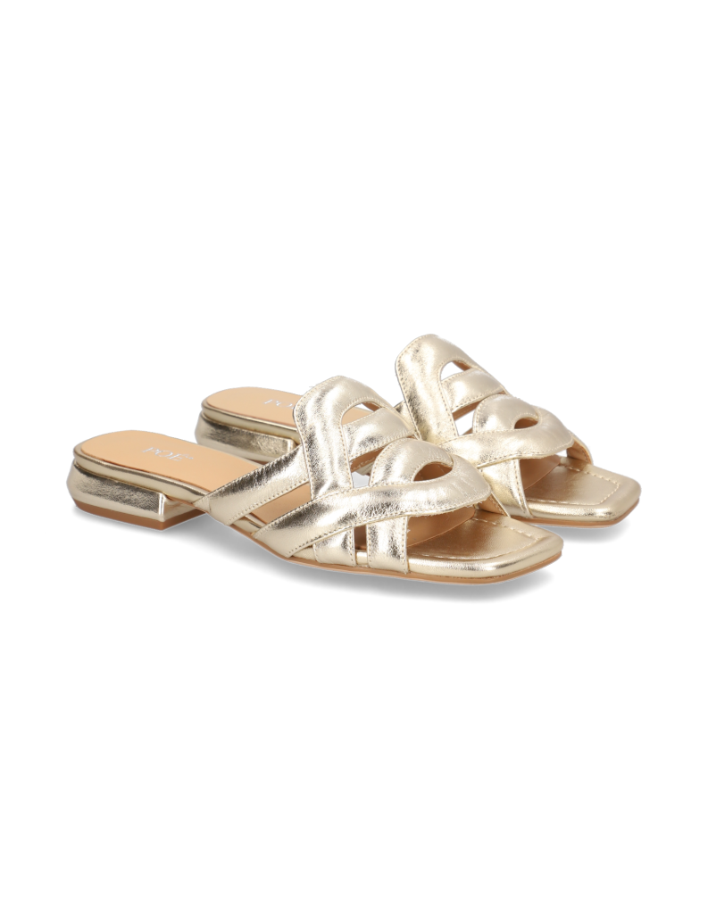 1312602534 HUMANIC POE Glattleder Pantoffel E8995 3