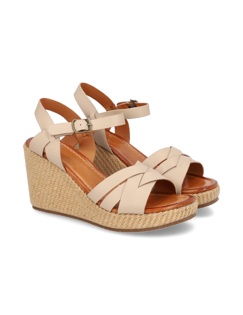 1422819146 HUMANIC Pat Calvin Glattleder Keilsandale E5995 3