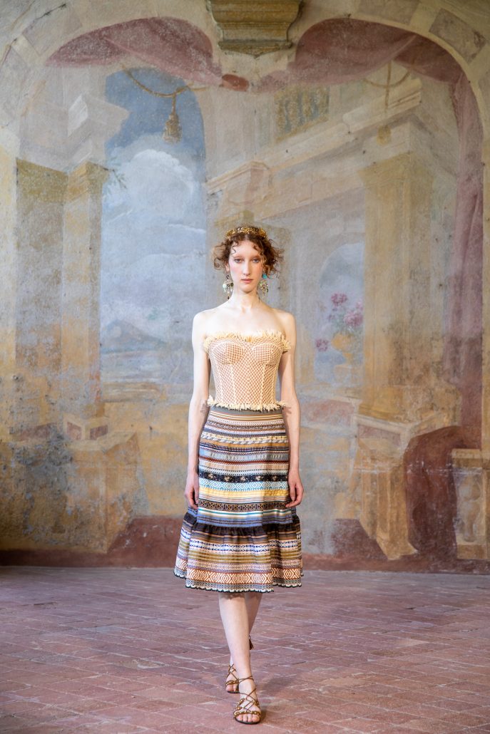 19 Bernini corset paglia Volant ribbon skirt toscana RW SS24 c AidaDapo