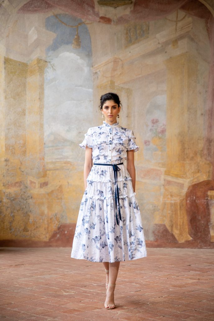 33 Vittoria dress porcellana RW SS24 c AidaDapo