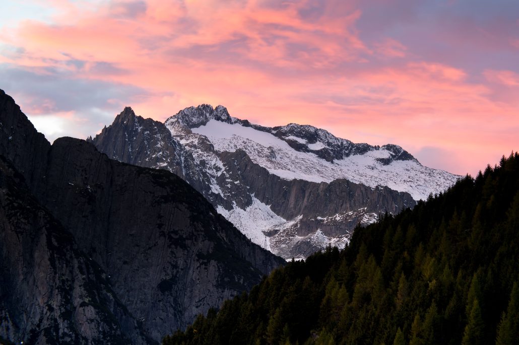 Abendrot c The Chedi Andermatt