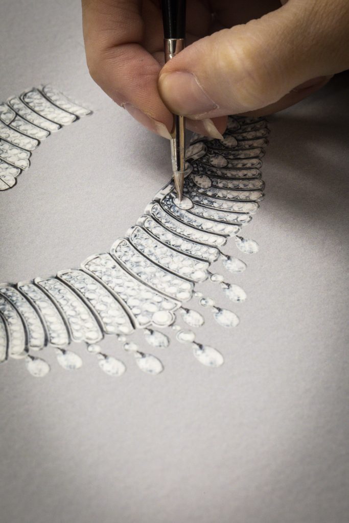 Collier Vagues ‚tincelantes Gouach‚ ¸ Van Cleef Arpels 683x1024 2