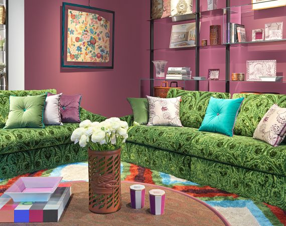 ETRO HOME INTERIORS SET UP BOUTIQUE ETRO HOME VIA PONTACCIO 1