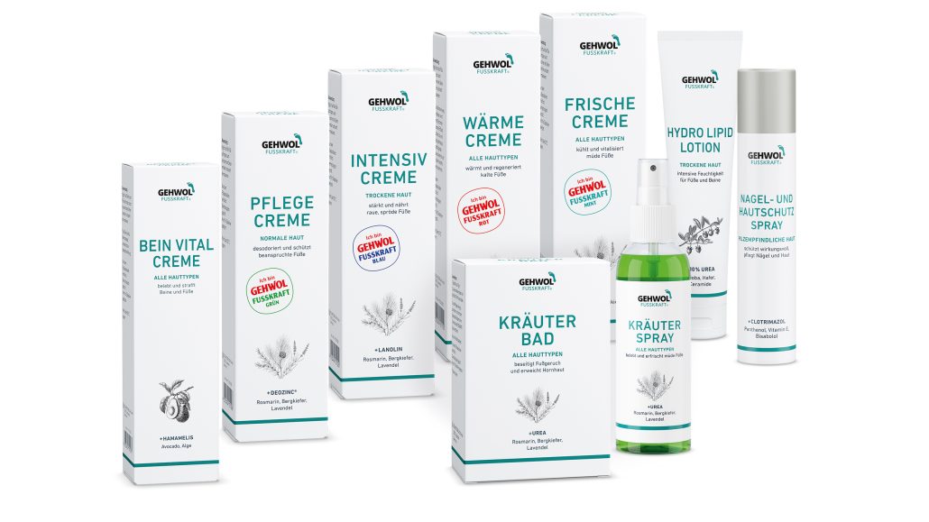 GEHWOL FUSSKRAFT Sortiment