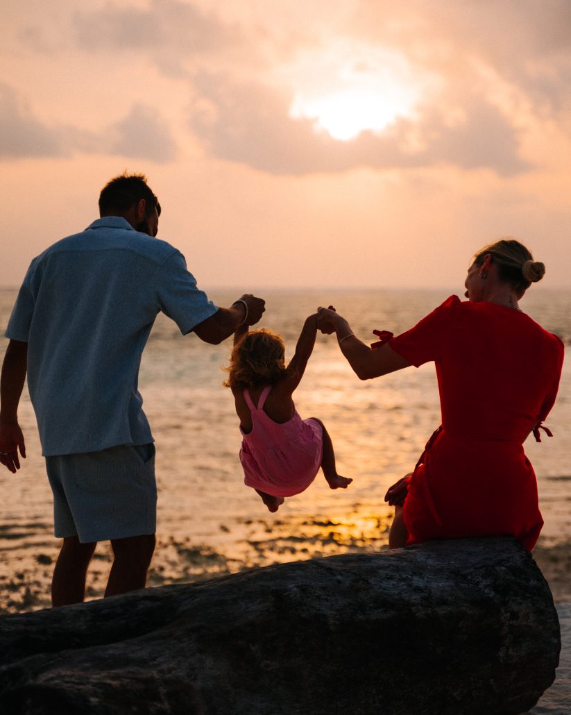 Villa Park Lifestyle Family at Sunset c Villa Resorts