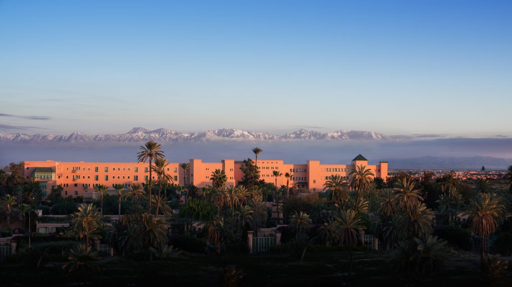 Wide Shot Exterior c La Mamounia