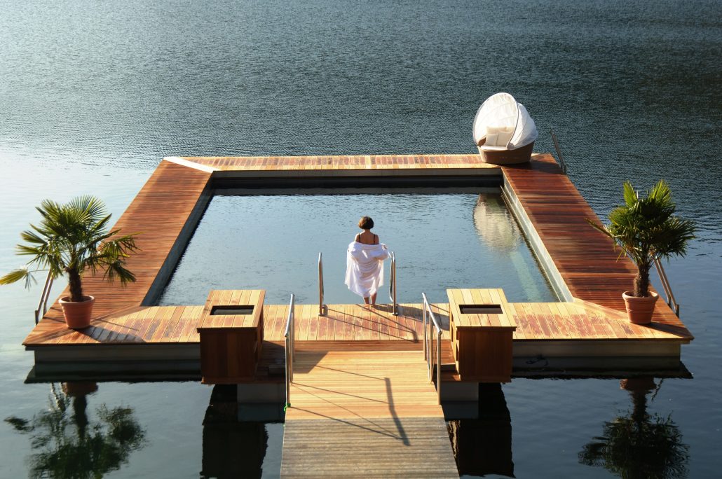 beheizter abgetrennter seeteil kollers hotel