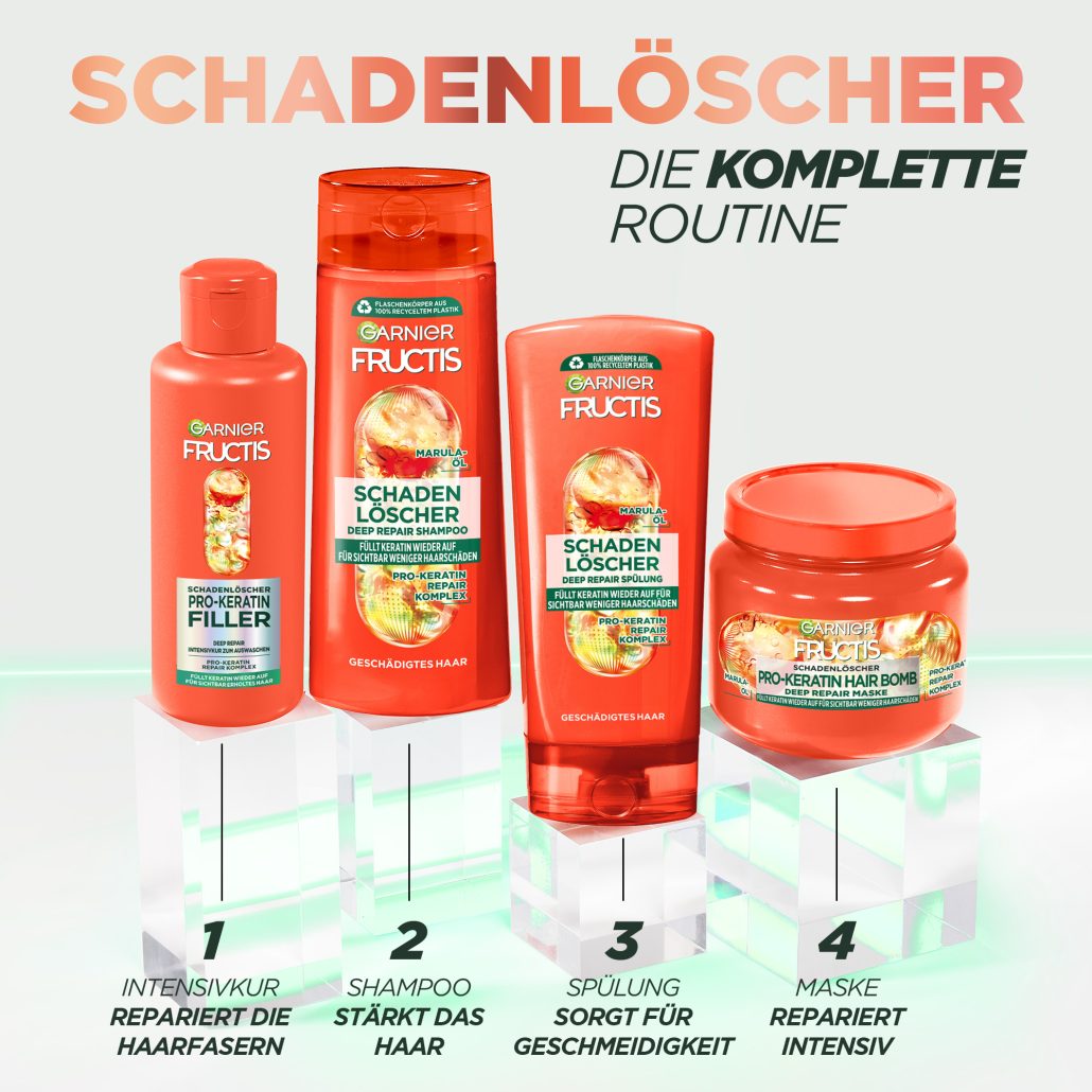 r garnier fructis schadenloescher pflegeserie 1