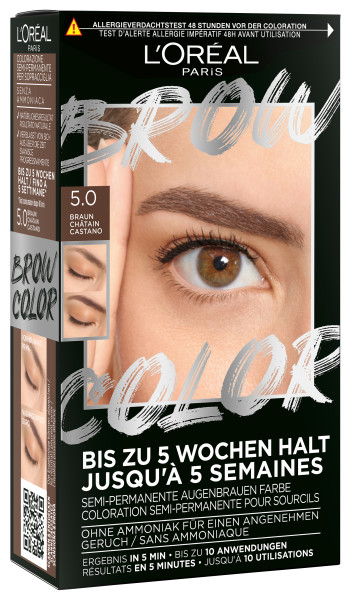 r l oreal paris brow color 5.0 braun 14.99eur
