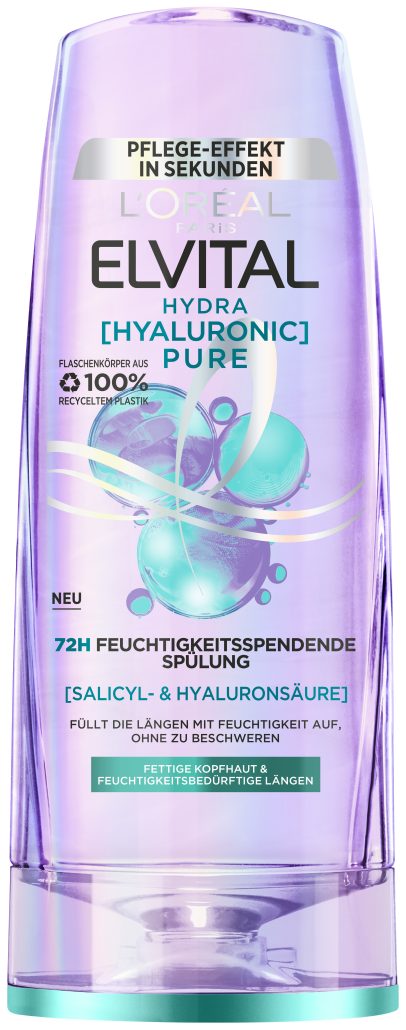 r loreal paris elvital hydra hyaluronic pure feuchtigkeitsspendende spuelung 3.49eur