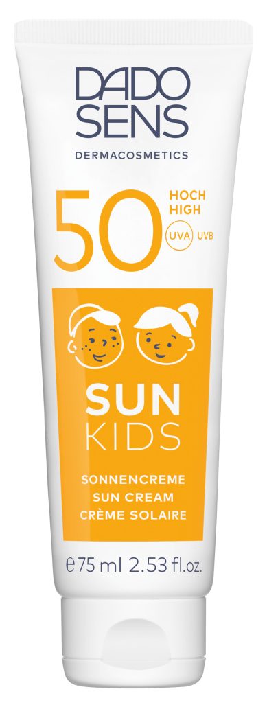 4011140217261 18318932 DADO SENS SUN SONNENCREME KIDS SPF 50 Presseformat 11223