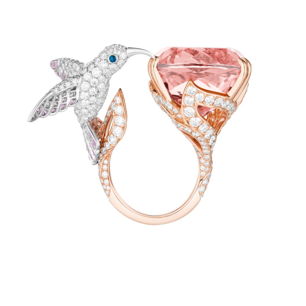 BOUCHERON BAGUE HAUTE JOAILLERIE HOPI THE HUMMINGBIRD