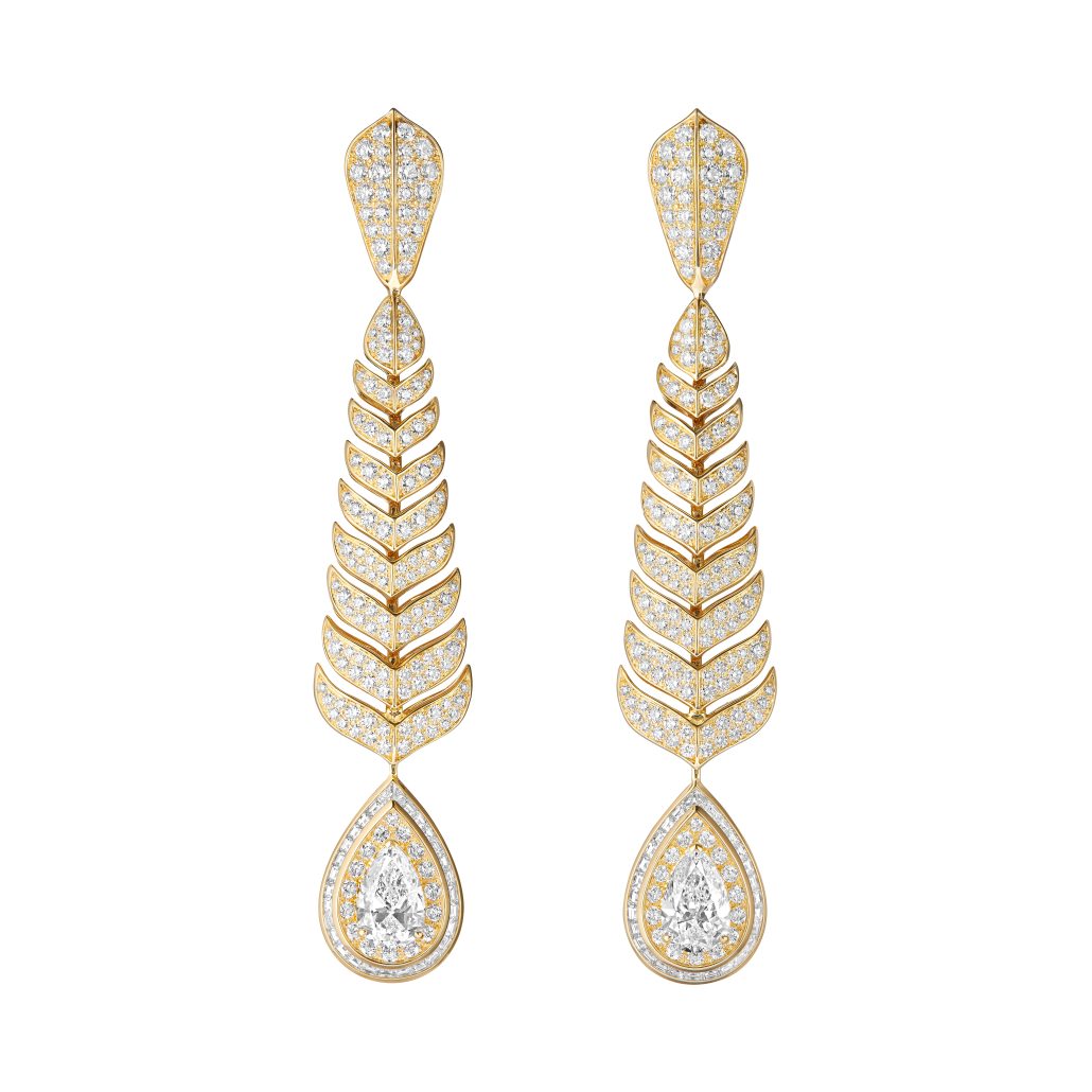 BOUCHERON BOUCLES D8217OREILLES HAUTE JOAILLERIE VENDOME