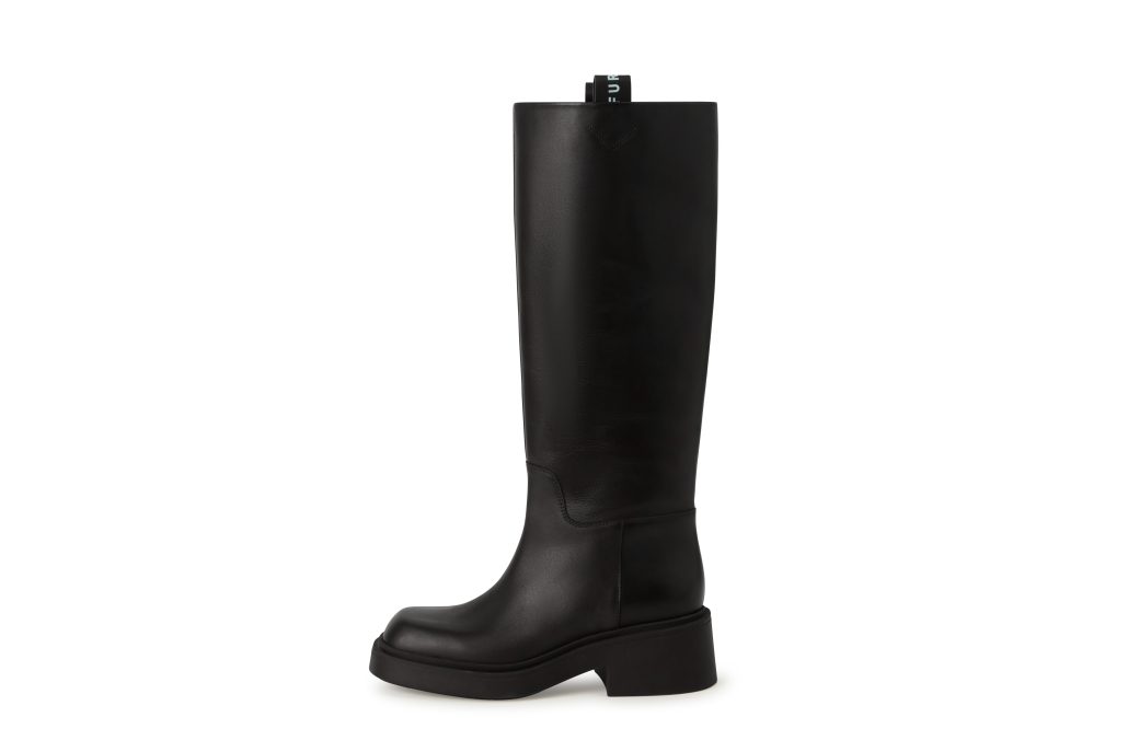FURLA COLLEGE HIGH BOOT T 25 NERO FONDO NERO