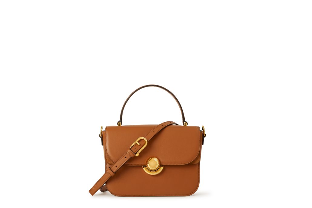 FURLA SFERA MINI TOP HANDLE BRANDY