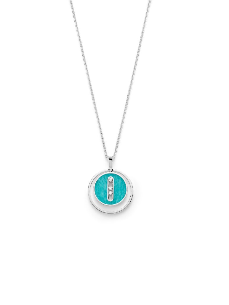 Messika Bucherer exclusivity Necklace Lucky Move Amazonite White Gold 2