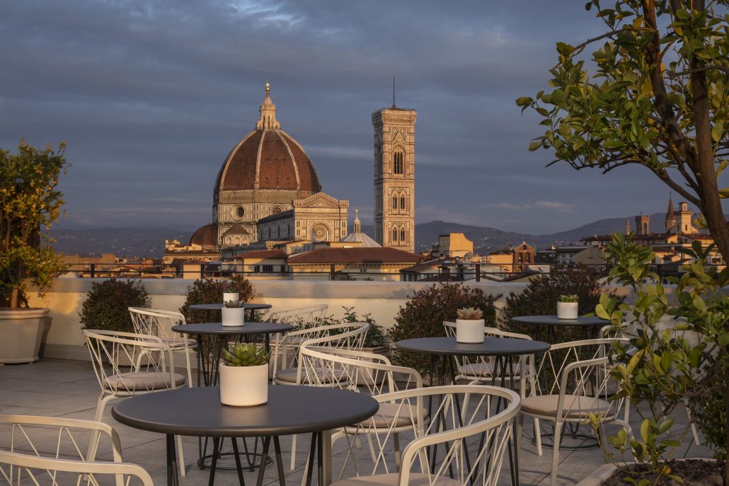 Tivoli Palazzo Gaddi Rooftop Sunset c Tivoli Hotels and Resorts