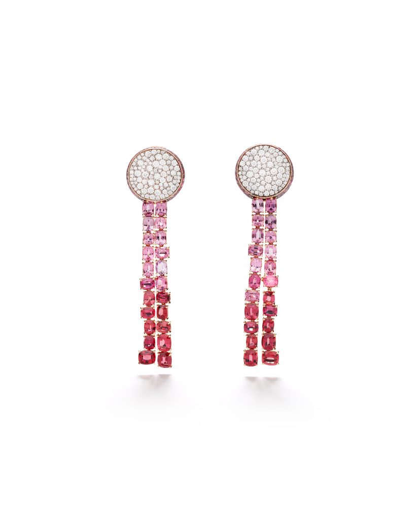2024 POMELLATO HIGH JEWELRY COLLECTION SPINELLI DI FUOCO EARRINGS 2