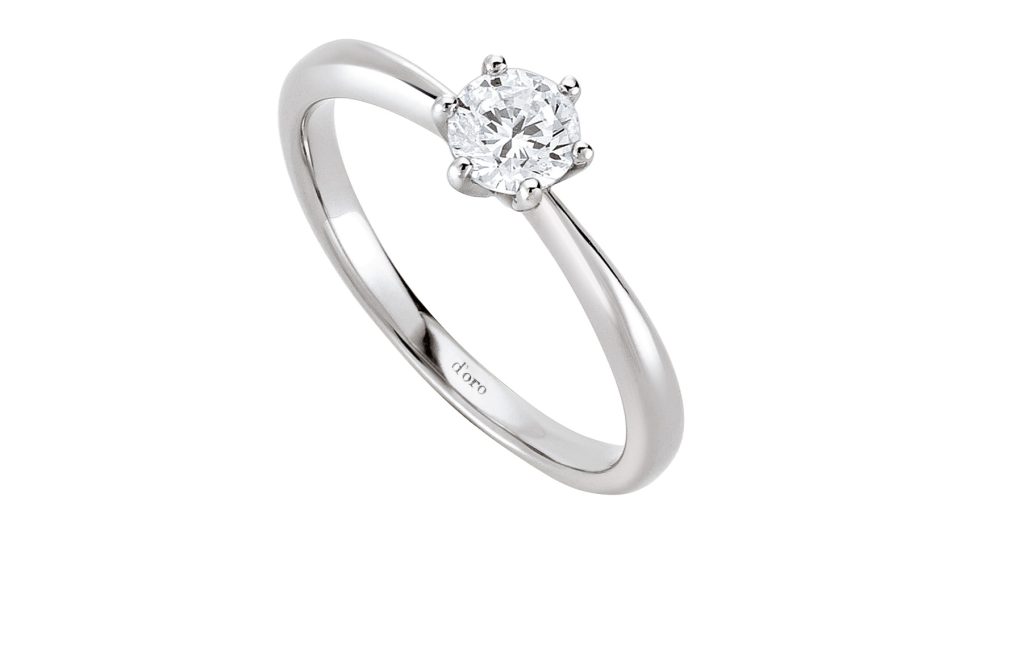 DJ Diamant Ring Weiagold 585 Brillant 050 ct. 3999Euro