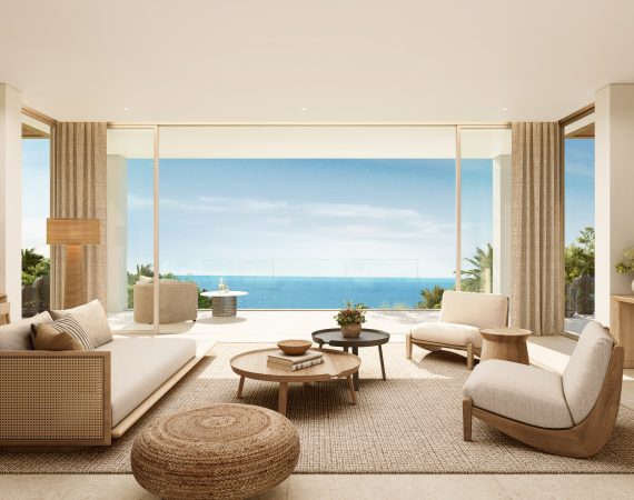 IKOS ANDALUSIA DELUXE 2 BEDROOM PENTHOUSE SUITE SEA VIEW Living Room