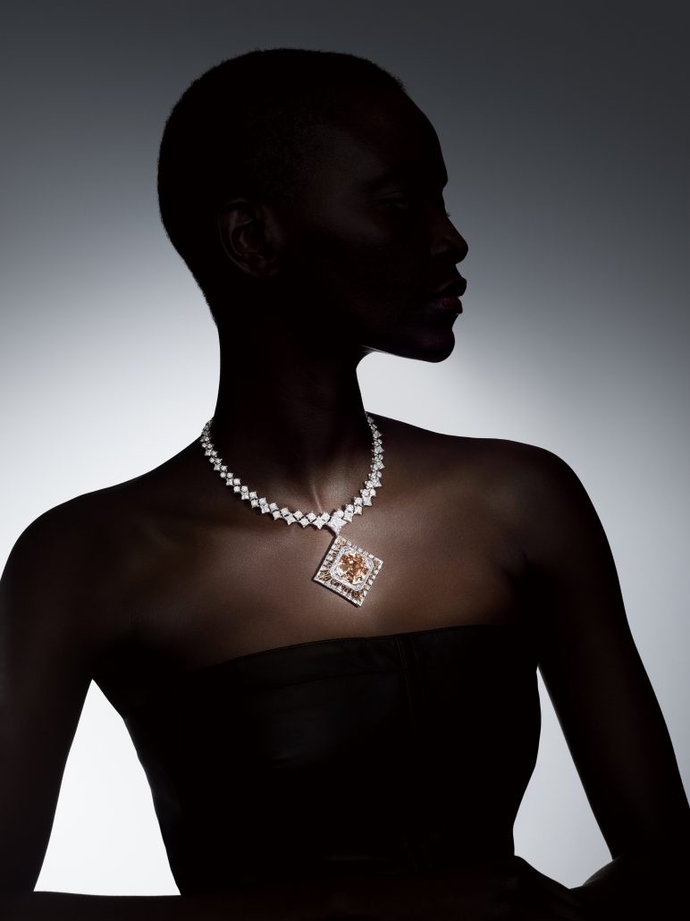 LOUIS VUITTON HJ AWAKENED WORN COEUR DE PARIS NECKLACE ©Nathaniel Goldberg