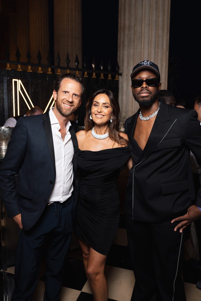 Messika Paris Dadju and Valerie Messika and Ben Messika Cocktail JHJ 2024 1