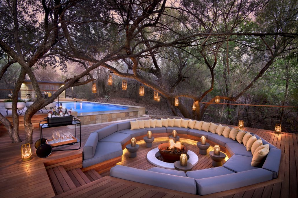 Morukuru Family Madikwe Owners House firepit and private pool