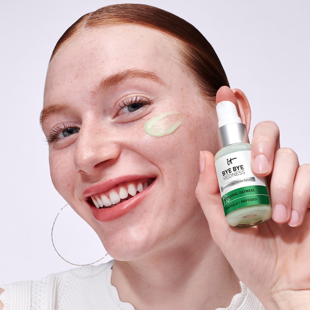 it cosmetics bye bye redness serum model pics 31