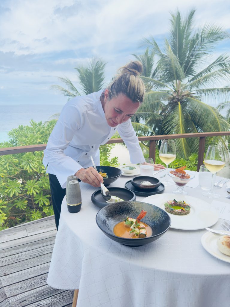 Chef Begona Rodrigo c Kandolhu Maldives 2 768x1024 1