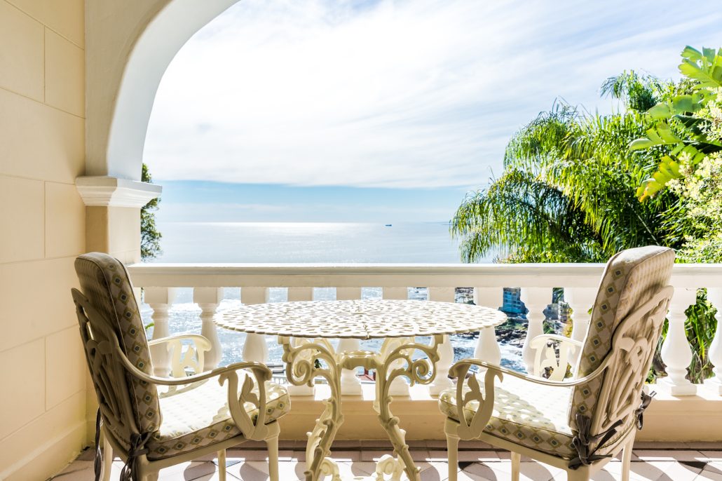 Ellerman House Room 10 Deluxe balcony