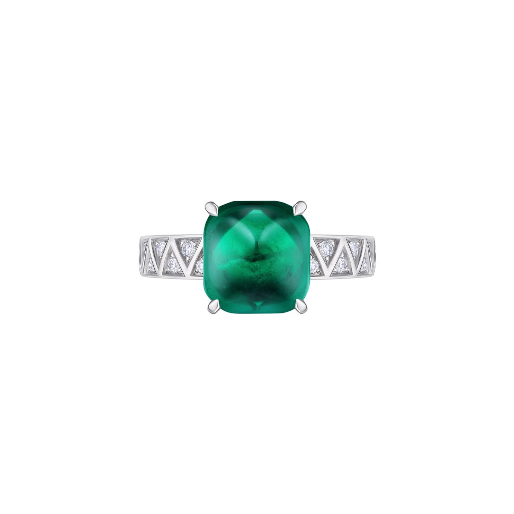 LOUIS VUITTON HJ AWAKENED GRAVITE RING EMERALD