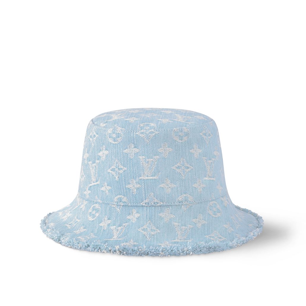 MONOGRAM DENIM BUCKET HAT 24