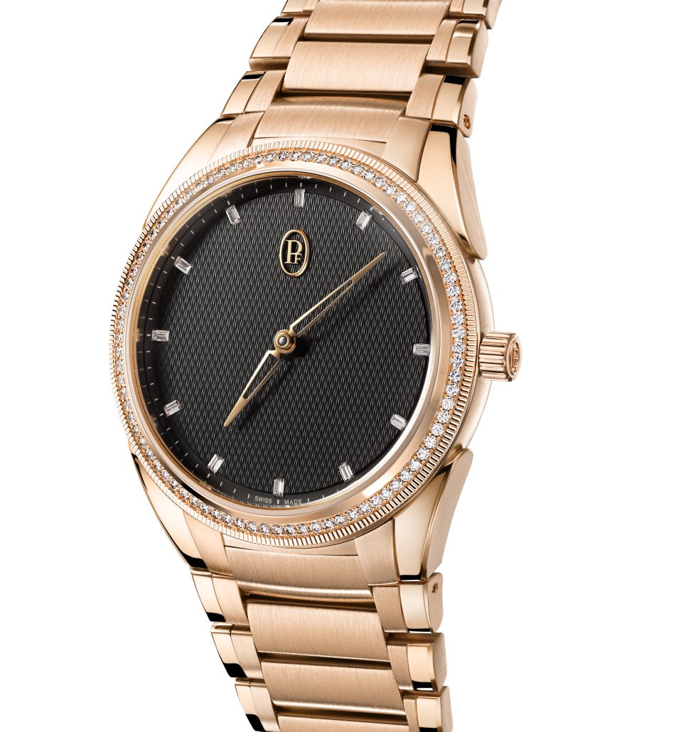 PF TONDA PF 36mm 06 detail cadran semi diamants